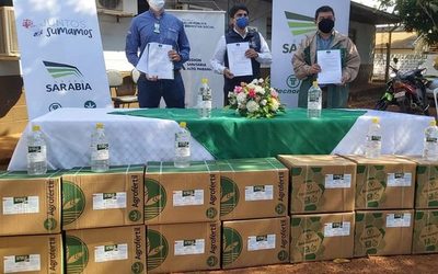 Donan 5.000 litros de alcohol en gel a la Décima Región Sanitaria