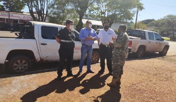 Refuerzan controles en la línea fronteriza con el Brasil en PJC