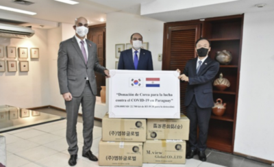 HOY / Gobierno de Corea entrega al Ministerio de Salud pruebas rápidas