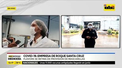 COVID-19: Empresa de Roque Santa Cruz se retira de provisión de mascarillas - ABC Noticias - ABC Color