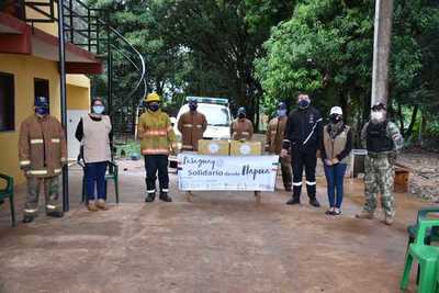 MERIENDAS SOLIDARIAS DE LA OPD LLEGARON A SAN PEDRO DEL PARANÁ