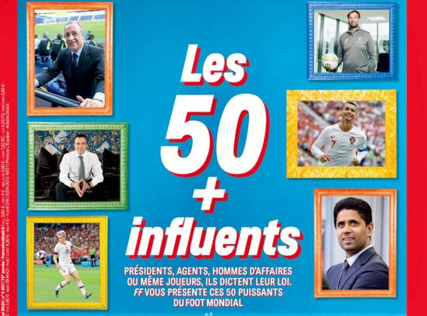 Las 50 personas más influyentes en el mundo del fútbol