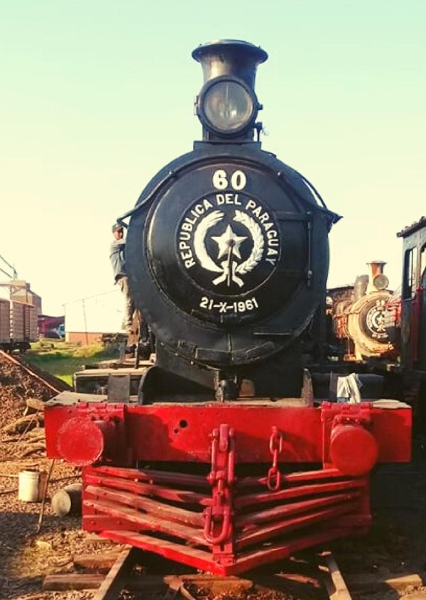 Locomotora 60 'El Inglés' preparada para arrancar motores y revivir la historia paraguaya