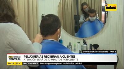 Peluquerías se alistan para recibir a clientes  - ABC Noticias - ABC Color