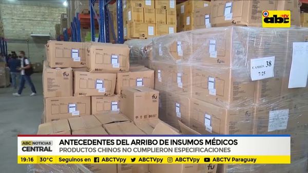 Insumo Médico ha Eurotec oikuaauka ome’ê jeýtaha anticipo insumo ojerechasáva rehe - ABC Remiandu - ABC Color