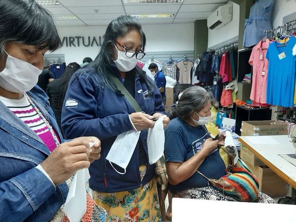 Mujeres maká confeccionarán tapabocas