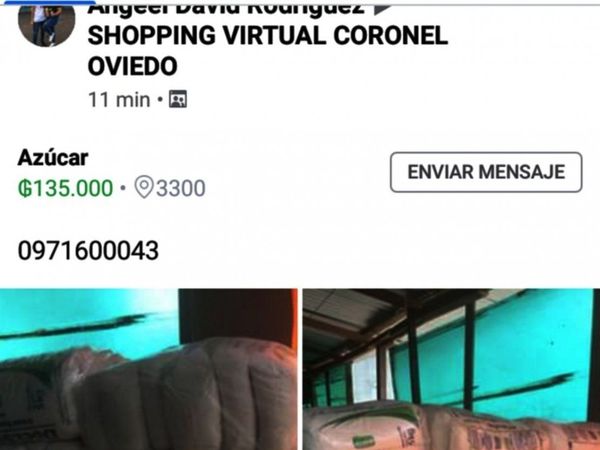 Contrabando esquiva control y comercializa azúcar online