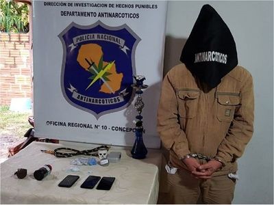 Un hombre detenido con drogas y una granada activa en Concepción