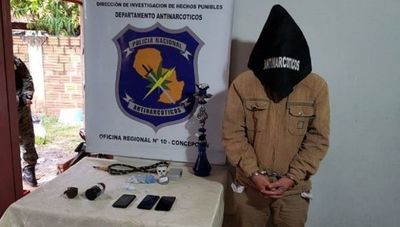 Un hombre detenido con drogas y una granada activa en Concepción