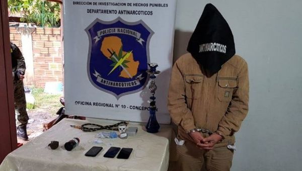 Un hombre detenido con drogas y una granada activa en Concepción