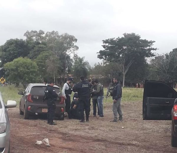 Militares y hombres vestidos de policía intentaron robar un cargamento de soja - Nacionales - ABC Color
