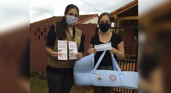 MADRES RECIBEN CUNAS Y SET PARA BEBÉS DESDE OPD ITAPÚA.