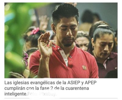 Cuarentena inteligente: Iglesia evangélica se pliega a celebraciones religiosas