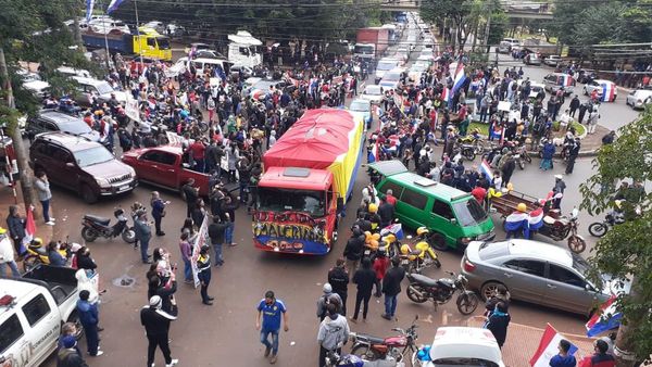 Repudian caravana política en CDE por ser potencial fuente de contagio