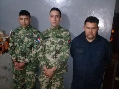 Fiscal imputó a falso policía y a dos militares por intento de robo de soja