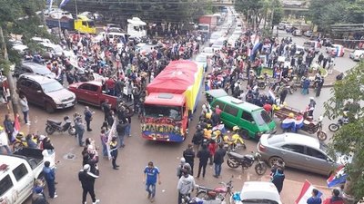 Manifestación pro-Inte en plena cuarentena en CDE | Crónica