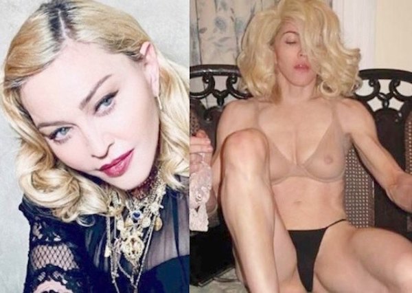 Madonna mostró su cuerazo y ¡algo más! | Crónica
