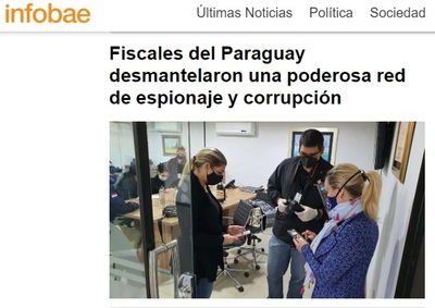 Diario argentino vincula a Efraín Alegre con actos de espionaje político - El Trueno