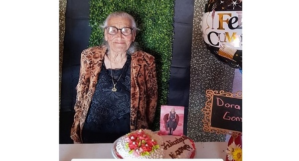 Nelson Haedo saludó a su abuelita por sus 95 años