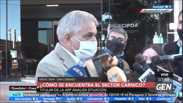HOY / Luis Villasanti, titular de la ARP, sobre situación del sector cárnico