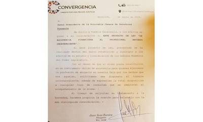 Presentan ante proyecto de ley para asistencia financiera a abogados independientes – Prensa 5