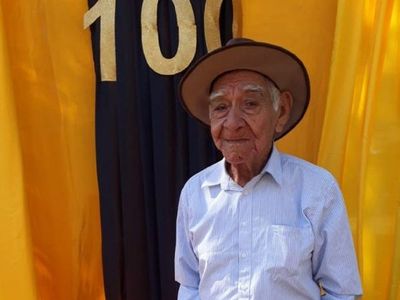 Fanático del club Guaraní cumplió sus 100 años