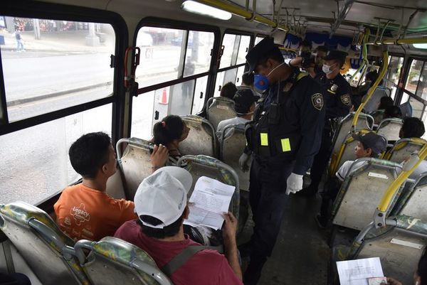 Bus del transporte público podrán llevar hasta 10 pasajeros parados - Nacionales - ABC Color