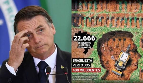 Con duras portadas, prensa brasileña critica el actuar de Bolsonaro en lucha contra el COVID-1
