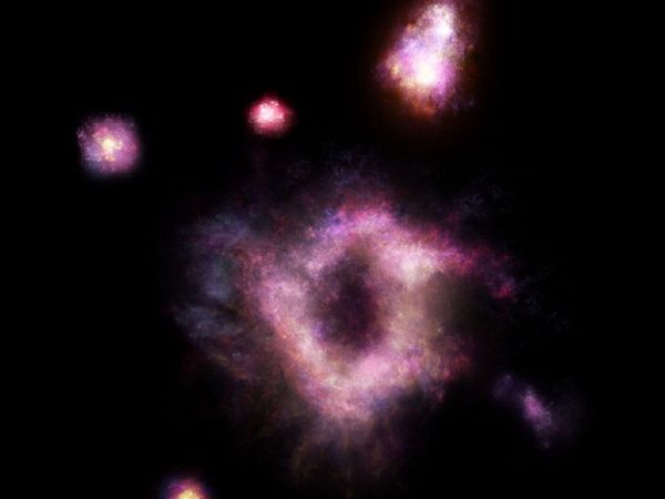 Astrónomos captan la imagen de un "anillo de fuego cósmico"