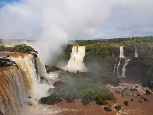 Las CATARATAS vuelve a la normalidad con ABUNDANTE AGUA