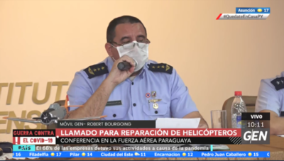 HOY / Conferencia de prensa en la Fuerza Aérea sobre el llamado a licitación para la reparación de helicópteros