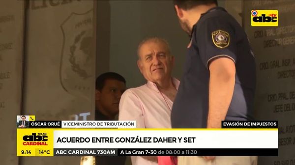 Acuerdo entre González Daher y la SET - ABC Noticias - ABC Color