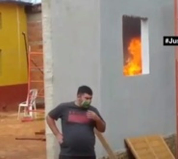 Fiscalía interviene quema de colchones en albergue - Paraguay.com