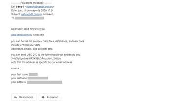“Ofertan” ilegalmente datos privados y sensibles de usuarios de Send It - Nacionales - ABC Color