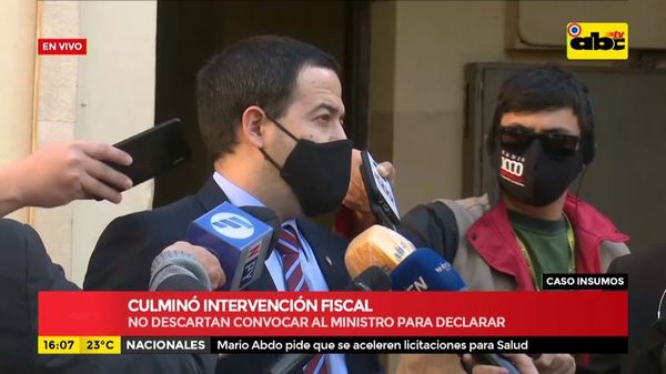 Intervención fiscal en el Ministerio de Salud: llamarán a declarar a los involucrados - Nacionales - ABC Color