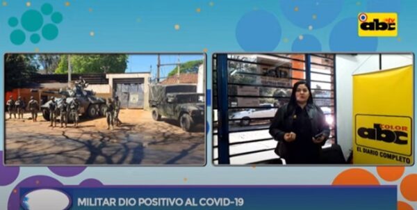 Militar que custodiaba albergues da positivo a Covid-19