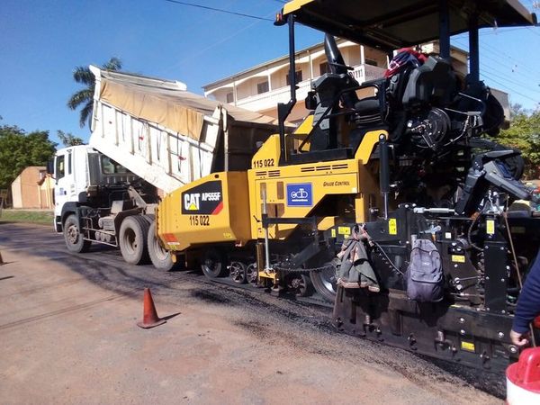 Inician pavimentación asfáltica en Puerto Rosario (San Pedro) - Nacionales - ABC Color