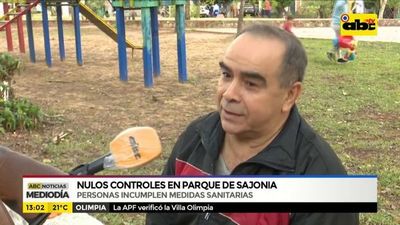 Nulos controles en parque de Sajonia - ABC Noticias - ABC Color