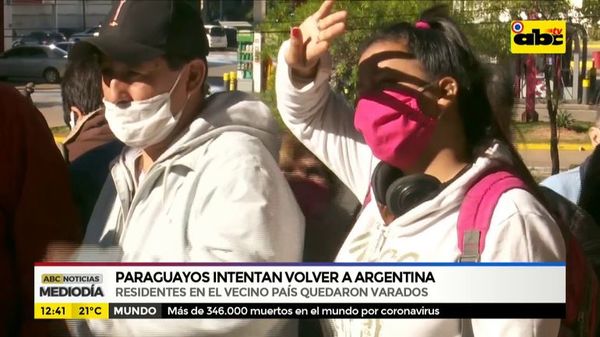 Paraguayos intentan volver a la Argentina - ABC Noticias - ABC Color