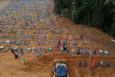 Con 1,039 nuevas muertes en 24 horas, Brasil alcanza 24,512 muertes por covid-19