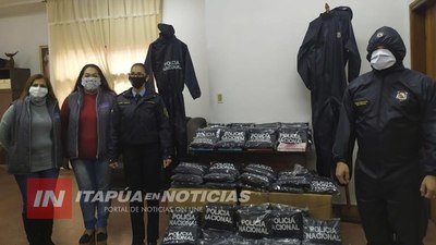 POLICÍA DE ITAPÚA RECEPCIONÓ EQUIPOS DE BIOSEGURIDAD