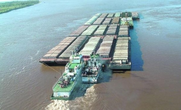 Exportaciones de oleaginosas, aliviadas tras 'salto' del nivel del río Paraná