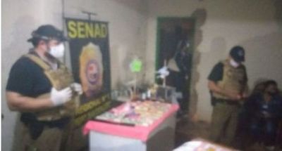 Senad incautó drogas en barrio Obrero