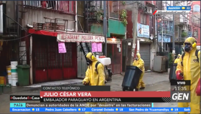 HOY / Julio César Vera Cáceres, embajador paraguayo en Argentina, sobre situación de contagios en villas