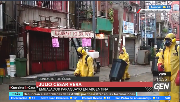 HOY / Julio César Vera Cáceres, embajador paraguayo en Argentina, sobre situación de contagios en villas