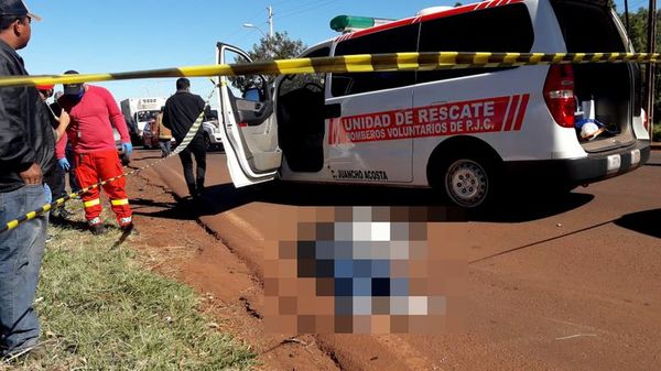 Sexagenario muere tras ser embestido por una camioneta - Nacionales - ABC Color