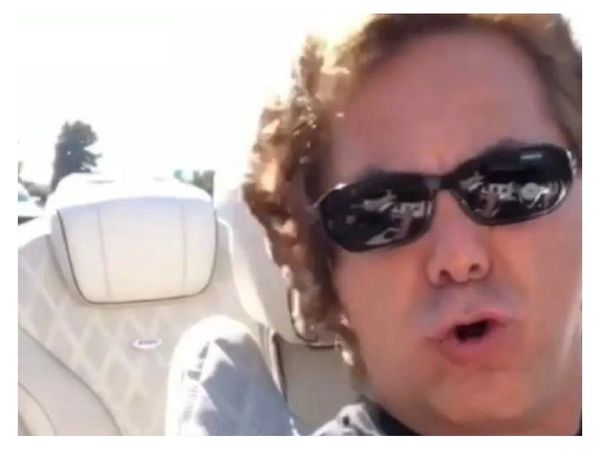 Cristian Castro salió a cantar Azul en plena cuarentena