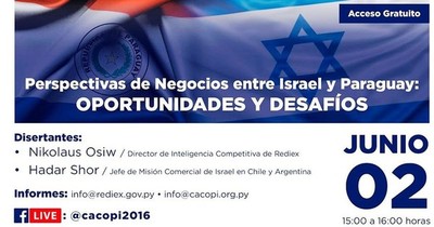 MIC organiza conferencia virtual sobre perspectivas de negocios con Israel