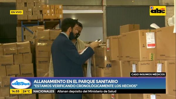 Insumos COVID: fiscales incautan muestras en el depósito de Salud - Periodísticamente - ABC Color