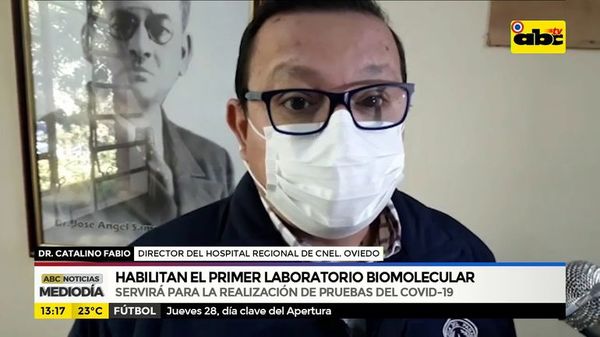 Habilitan primer laboratorio biomolecular en Cnel. Oviedo - ABC Noticias - ABC Color